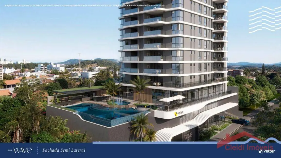 Foto 4 de Apartamento com 3 quartos à venda, 120m2 em Balneario Picarras - SC