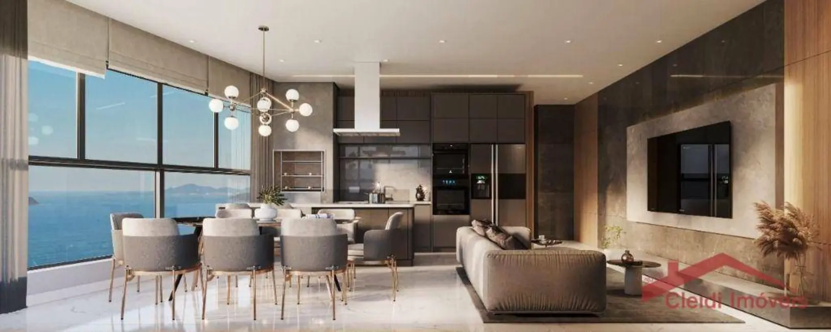 Apartamento com 3 quartos à venda, 100m2 em Balneario Picarras - SC - imagem 5 Foto 5 de Apartamento com 3 quartos à venda, 100m2 em Balneario Picarras - SC
