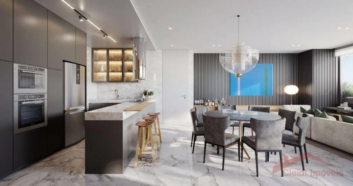 Foto 1 de Apartamento com 3 quartos à venda, 136m2 em Saguaçu, Joinville - SC