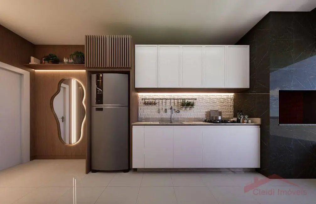 Foto 3 de Apartamento com 1 quarto à venda, 32m2 em Saguaçu, Joinville - SC