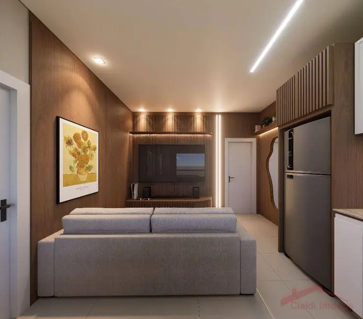 Foto 8 de Apartamento com 1 quarto à venda, 32m2 em Saguaçu, Joinville - SC