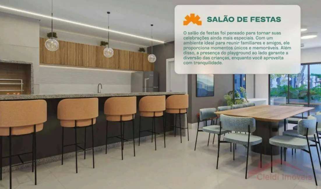 Foto 9 de Apartamento com 2 quartos à venda, 45m2 em Zona Industrial Norte, Joinville - SC