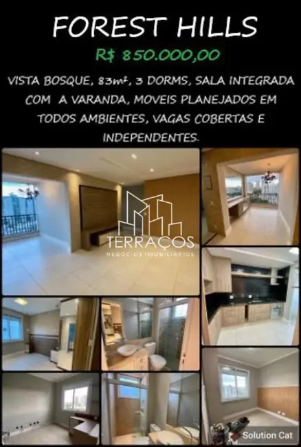 Foto 1 de Apartamento com 3 quartos à venda, 83m2 em Jardim Ana Maria, Jundiai - SP