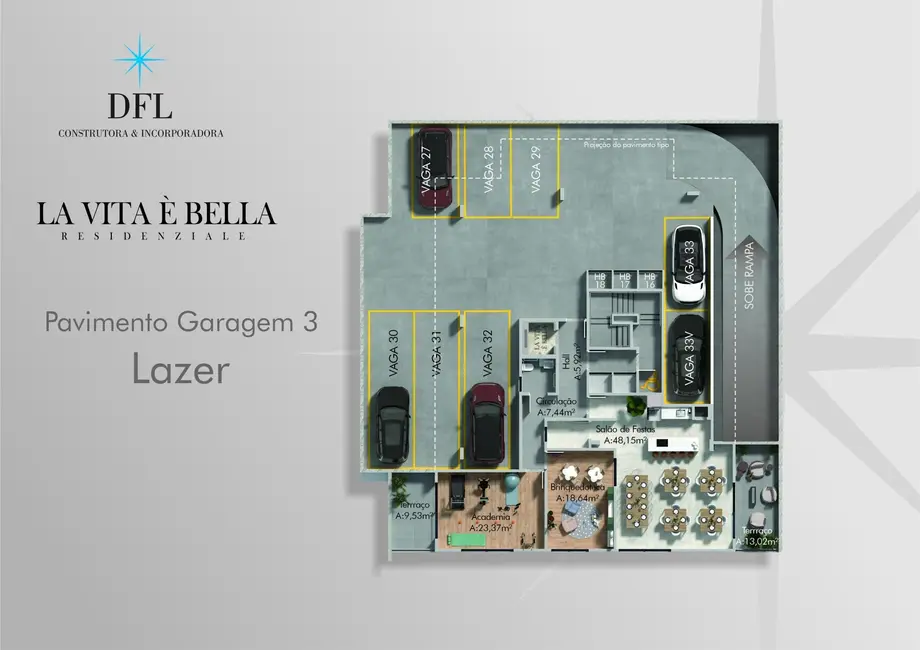 Apartamento com 3 quartos à venda, 84m2 em Centro, Biguacu - SC - imagem 6 Foto 6 de Apartamento com 3 quartos à venda, 84m2 em Centro, Biguacu - SC