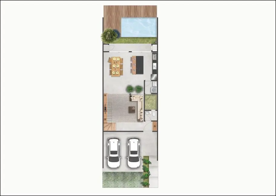 Casa de Condomínio com 3 quartos à venda, 216m2 em Beira Rio, Biguacu - SC - imagem 8 Foto 8 de Casa de Condomínio com 3 quartos à venda, 216m2 em Beira Rio, Biguacu - SC