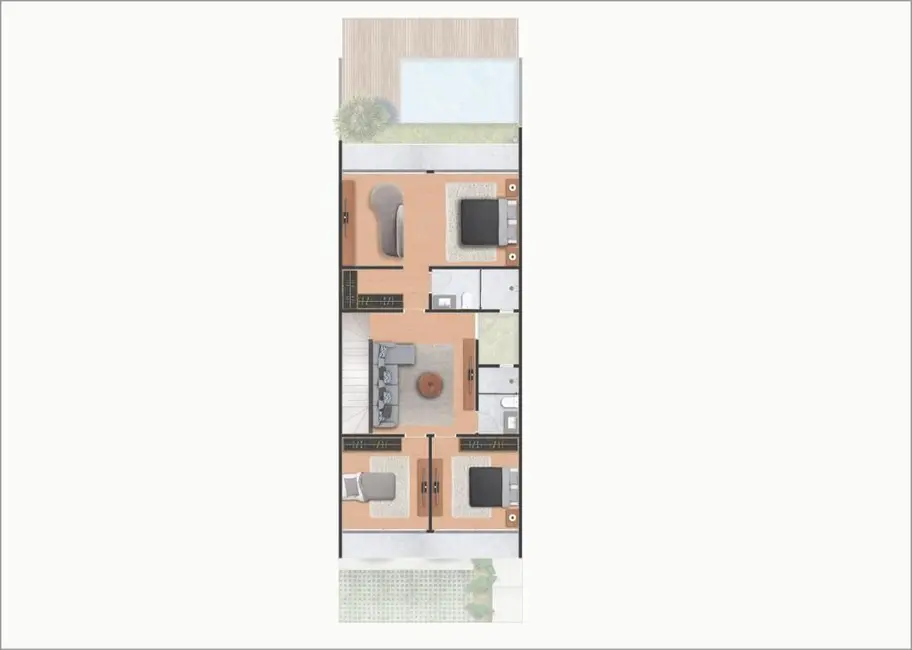 Casa de Condomínio com 3 quartos à venda, 216m2 em Beira Rio, Biguacu - SC - imagem 7 Foto 7 de Casa de Condomínio com 3 quartos à venda, 216m2 em Beira Rio, Biguacu - SC