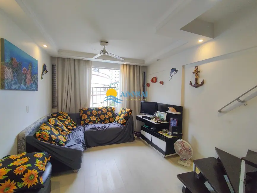 Foto 3 de Apartamento com 2 quartos à venda, 65m2 em Tombo, Guaruja - SP