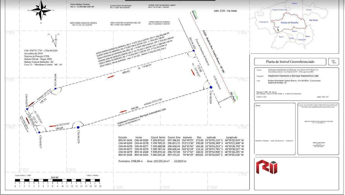 Foto 5 de Terreno / Lote à venda, 310000m2 em Terras de San Nicolau, Santana De Parnaiba - SP