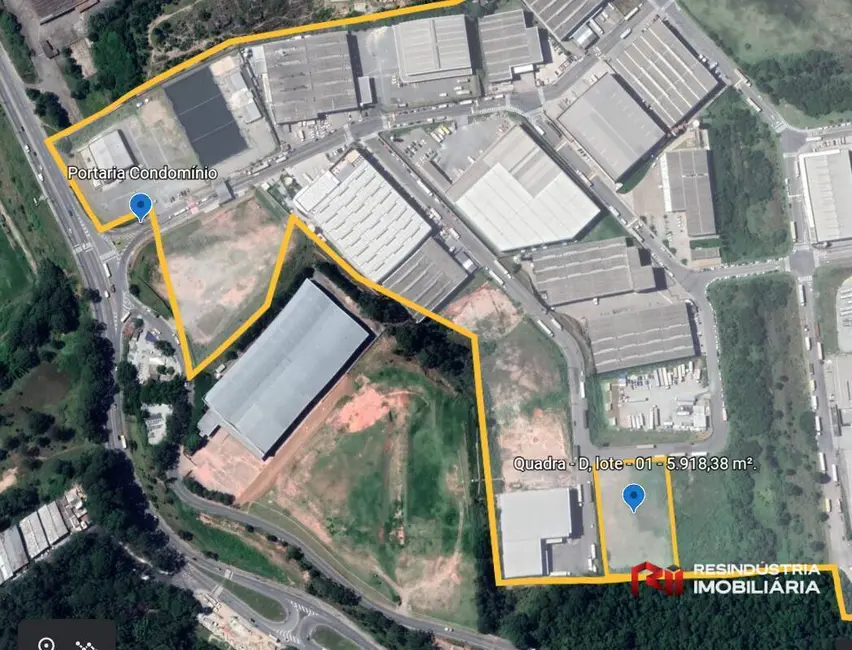 Foto 2 de Lote de Condomínio à venda e para alugar, 5570m2 em Jardim Alvorada, Jandira - SP
