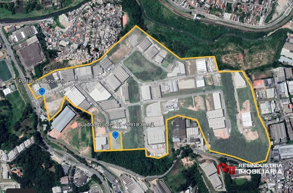 Foto 1 de Lote de Condomínio à venda e para alugar, 5570m2 em Jardim Alvorada, Jandira - SP