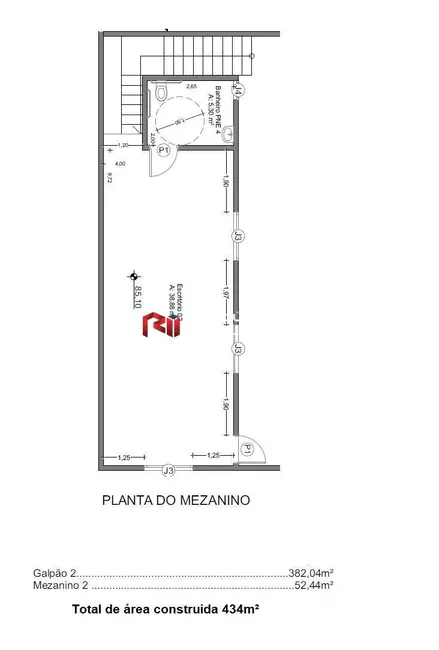 Foto 6 de Armazém / Galpão para alugar, 434m2 em Santana De Parnaiba - SP