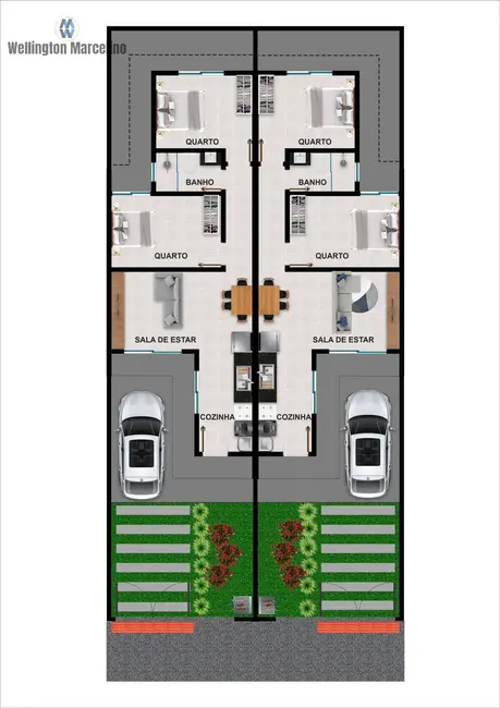 Foto 3 de Casa com 2 quartos à venda, 48m2 em Forquilhas, Sao Jose - SC