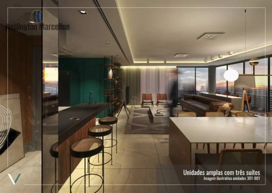 Apartamento com 3 quartos à venda, 154m2 em Velha Central, Blumenau - SC - imagem 3 Foto 3 de Apartamento com 3 quartos à venda, 154m2 em Velha Central, Blumenau - SC