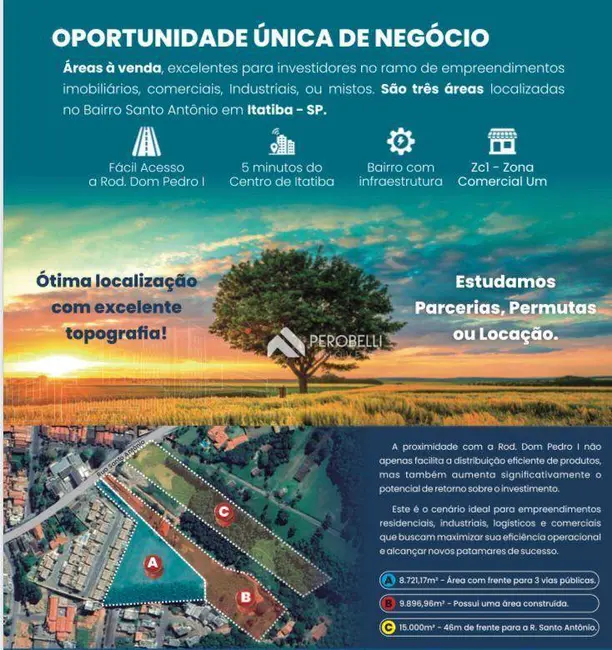 Foto 2 de Sala Comercial à venda, 15000m2 em Jardim México, Itatiba - SP