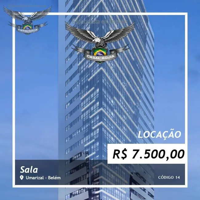 Foto 1 de Sala Comercial para alugar, 52m2 em Umarizal, Belem - PA