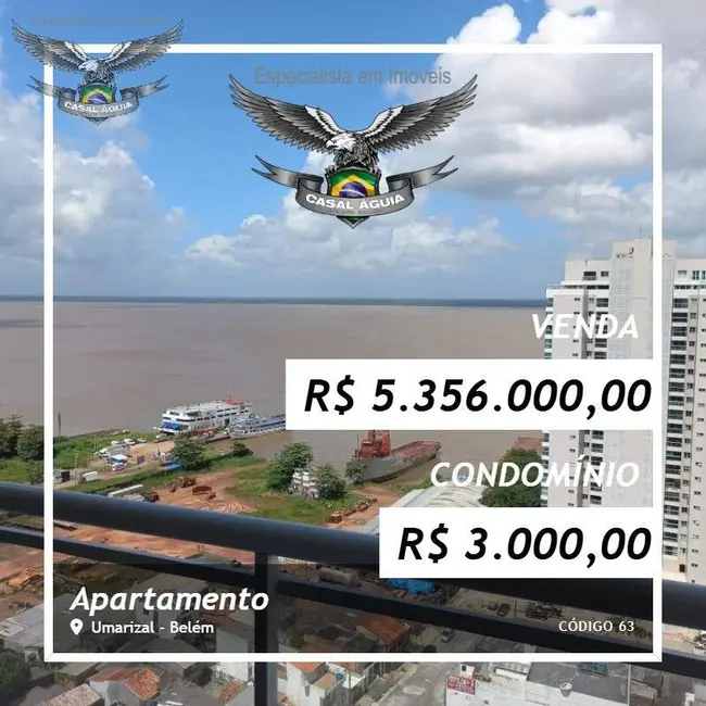 Foto 1 de Apartamento com 4 quartos à venda em Umarizal, Belem - PA