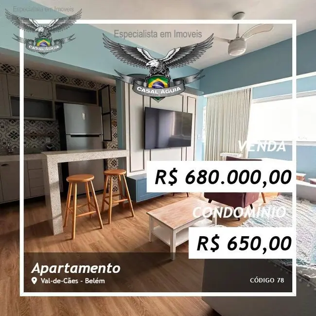 Foto 1 de Apartamento com 2 quartos à venda, 69m2 em Val-de-Cães, Belem - PA