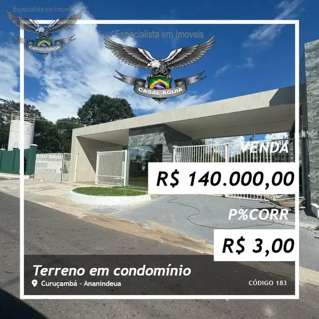 Lote de Condomínio à venda, 126m2 em Curuçambá, Ananindeua - PA - imagem 1 Foto 1 de Lote de Condomínio à venda, 126m2 em Curuçambá, Ananindeua - PA