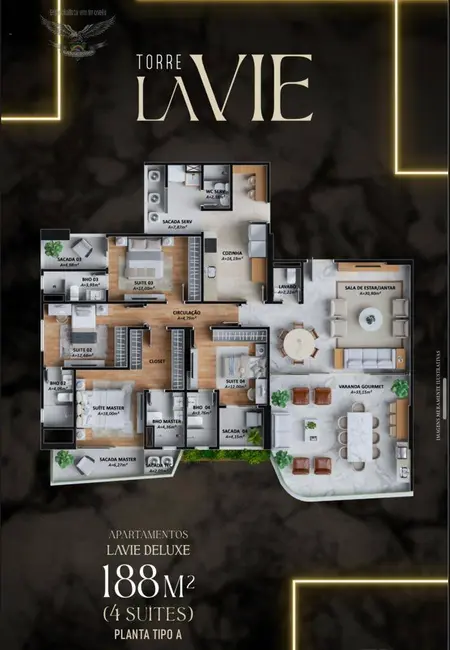 Foto 17 de Apartamento com 4 quartos à venda, 188m2 em Nazaré, Belem - PA