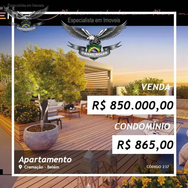 Foto 1 de Apartamento com 2 quartos à venda, 64m2 em Cremação, Belem - PA