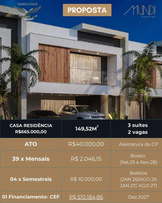 Casa de Condomínio com 3 quartos à venda, 150m2 em Tenoné, Belem - PA - imagem 2 Foto 2 de Casa de Condomínio com 3 quartos à venda, 150m2 em Tenoné, Belem - PA