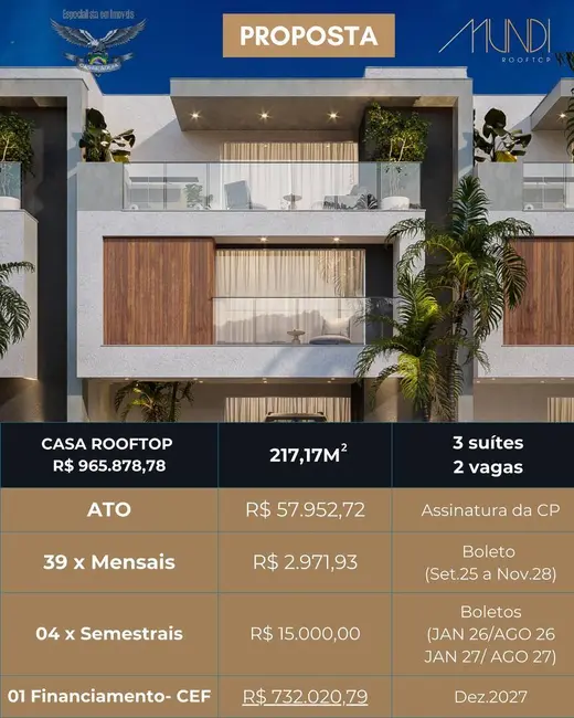 Foto 2 de Casa de Condomínio com 3 quartos à venda, 217m2 em Tenoné, Belem - PA