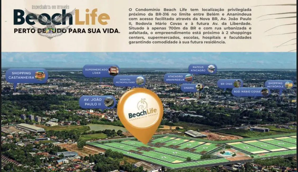 Lote de Condomínio à venda em Águas Lindas, Ananindeua - PA - imagem 6 Foto 6 de Lote de Condomínio à venda em Águas Lindas, Ananindeua - PA