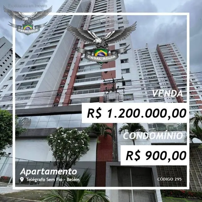 Foto 1 de Apartamento com 3 quartos à venda, 125m2 em Telégrafo Sem Fio, Belem - PA