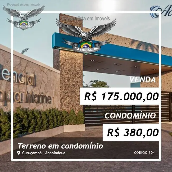 Foto 1 de Lote de Condomínio à venda, 128m2 em Curuçambá, Ananindeua - PA