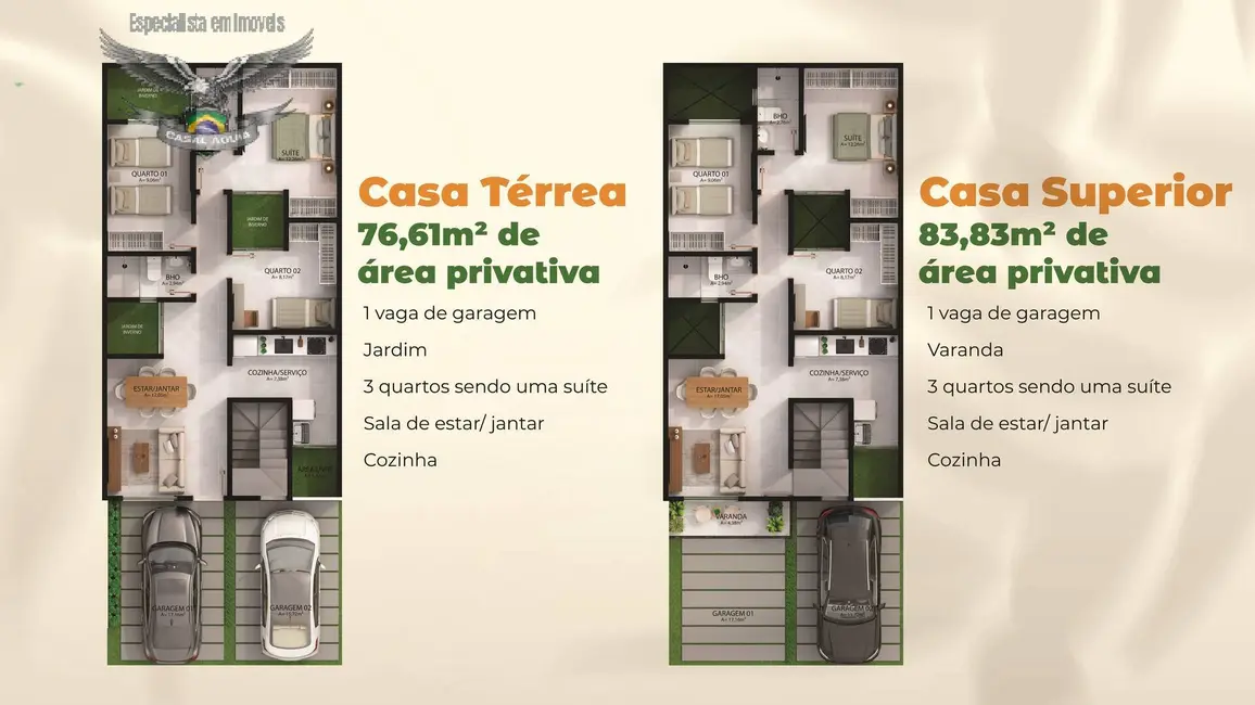 Casa de Condomínio com 3 quartos à venda, 84m2 em Coqueiro, Belem - PA - imagem 8 Foto 8 de Casa de Condomínio com 3 quartos à venda, 84m2 em Coqueiro, Belem - PA