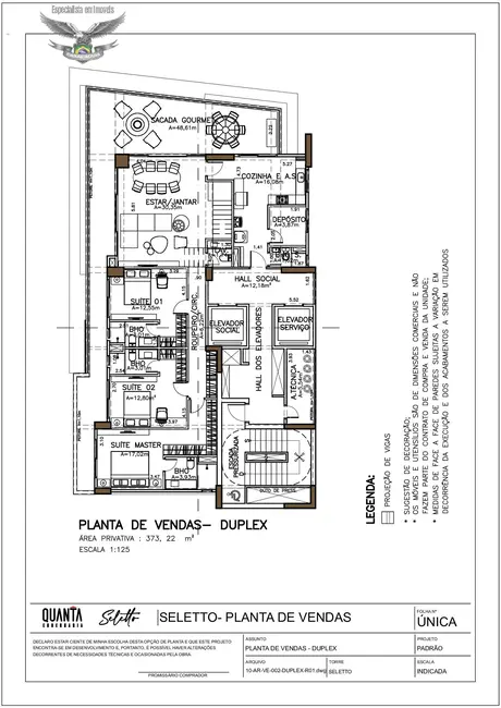 Foto 4 de Cobertura com 4 quartos à venda em Reduto, Belem - PA