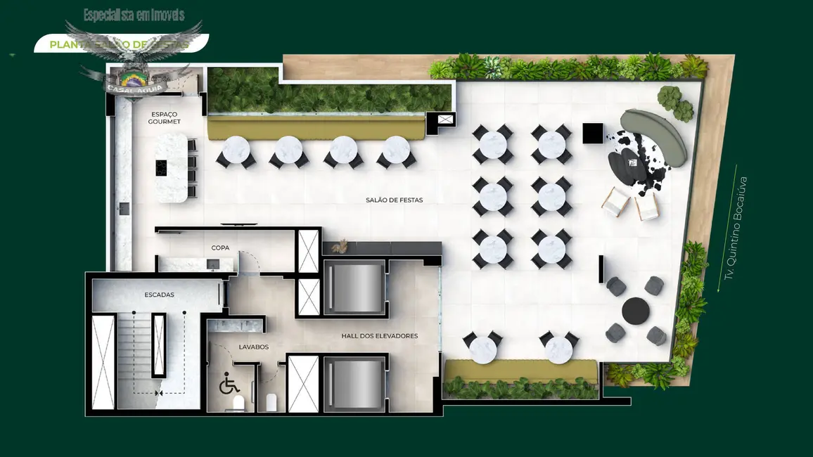 Foto 8 de Cobertura com 4 quartos à venda em Reduto, Belem - PA