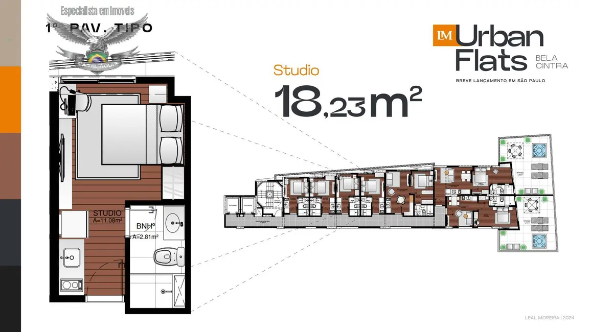 Foto 8 de Apartamento com 1 quarto à venda, 18m2 em Consolação, São Paulo - SP