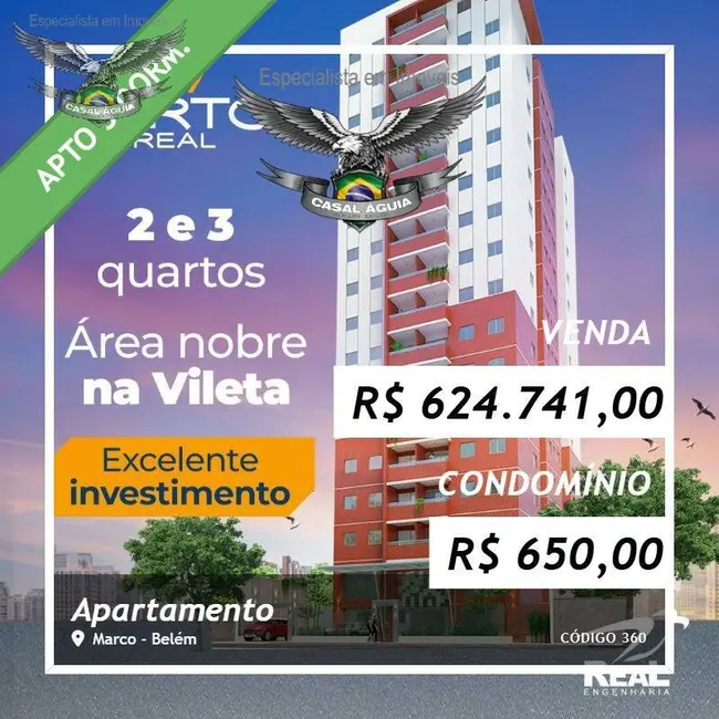 Foto 1 de Apartamento com 3 quartos à venda, 57m2 em Marco, Belem - PA