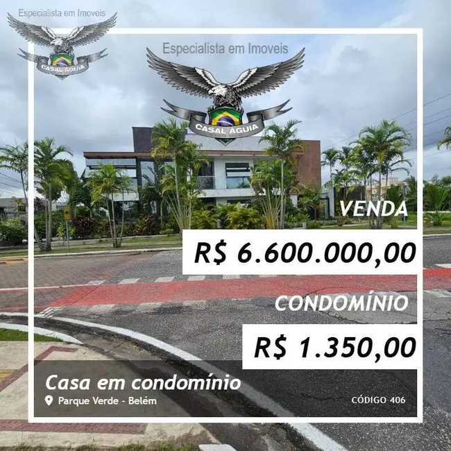 Foto 1 de Casa de Condomínio com 4 quartos à venda, 450m2 em Parque Verde, Belem - PA