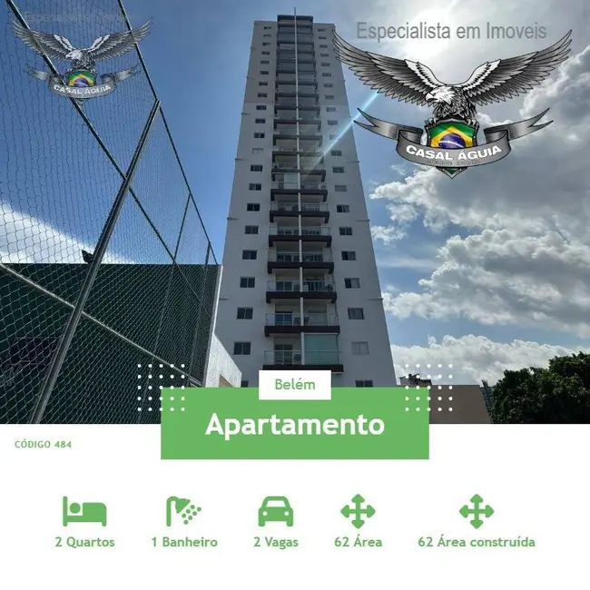 Foto 1 de Apartamento com 2 quartos à venda, 62m2 em Canudos, Belem - PA