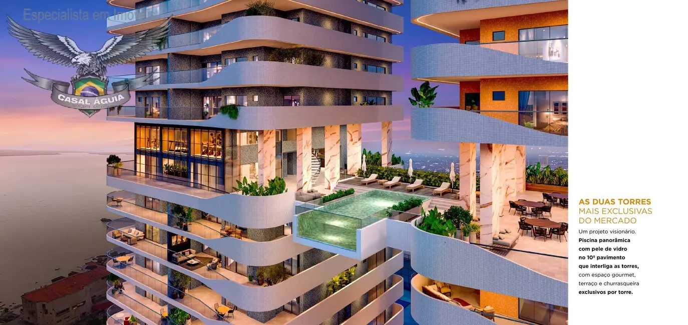 Foto 2 de Apartamento com 4 quartos à venda, 257m2 em Umarizal, Belem - PA