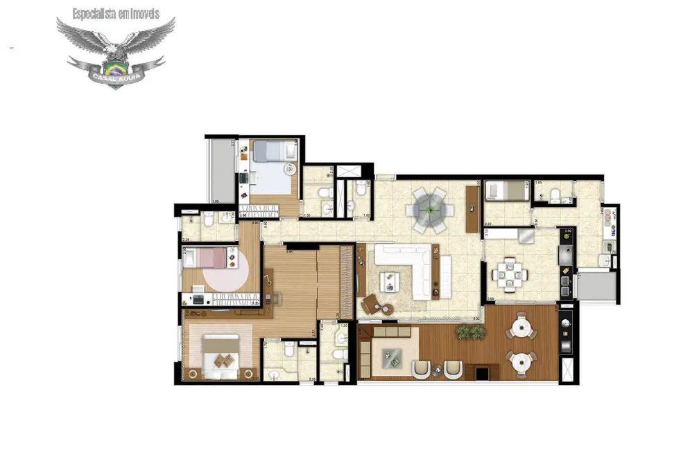 Foto 3 de Apartamento com 3 quartos à venda, 171m2 em Marco, Belem - PA