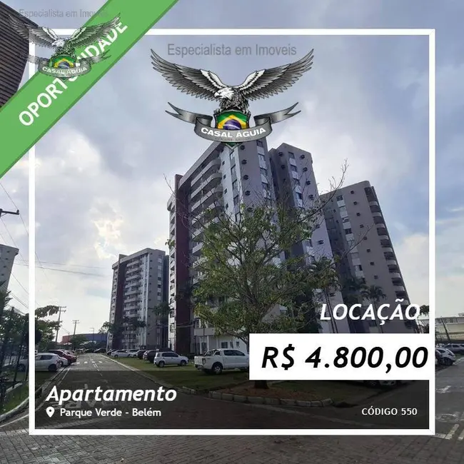 Foto 1 de Apartamento com 3 quartos para alugar, 78m2 em Parque Verde, Belem - PA