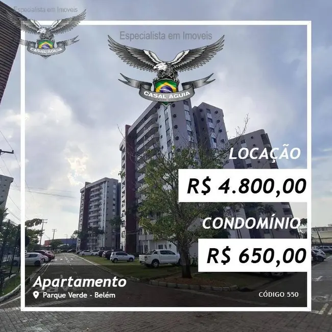 Foto 1 de Apartamento com 3 quartos para alugar, 78m2 em Parque Verde, Belem - PA