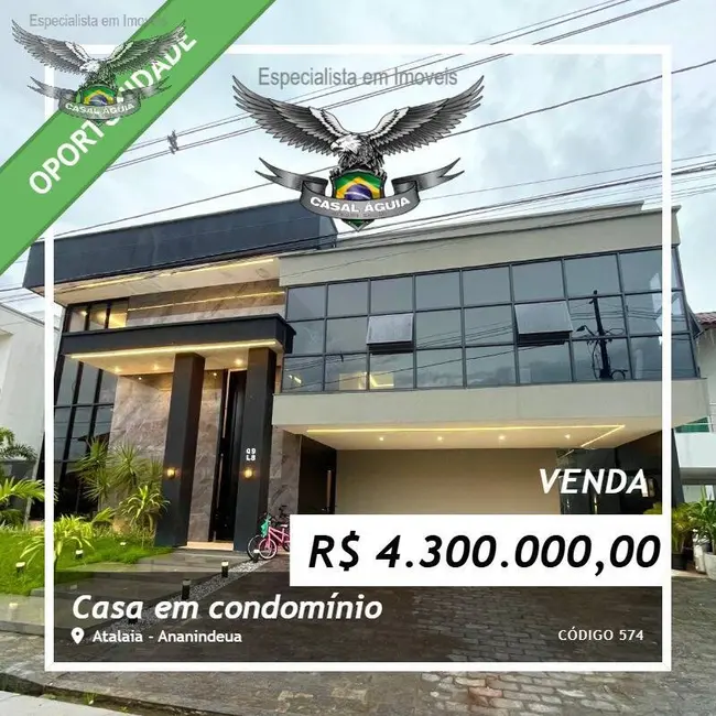 Casa de Condomínio com 6 quartos à venda, 500m2 em Atalaia, Ananindeua - PA - imagem 1 Foto 1 de Casa de Condomínio com 6 quartos à venda, 500m2 em Atalaia, Ananindeua - PA