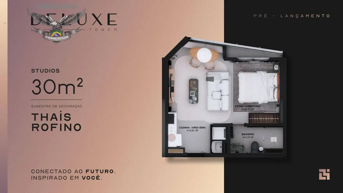 Foto 1 de Apartamento com 1 quarto à venda, 31m2 em São Brás, Belem - PA