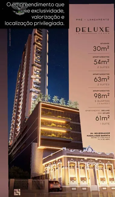 Foto 2 de Apartamento com 3 quartos à venda, 98m2 em São Brás, Belem - PA