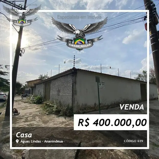 Casa com 3 quartos à venda, 600m2 em Águas Lindas, Ananindeua - PA - imagem 1 Foto 1 de Casa com 3 quartos à venda, 600m2 em Águas Lindas, Ananindeua - PA