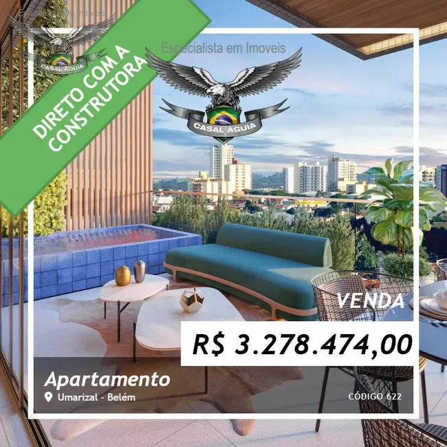 Foto 1 de Apartamento com 4 quartos à venda em Umarizal, Belem - PA