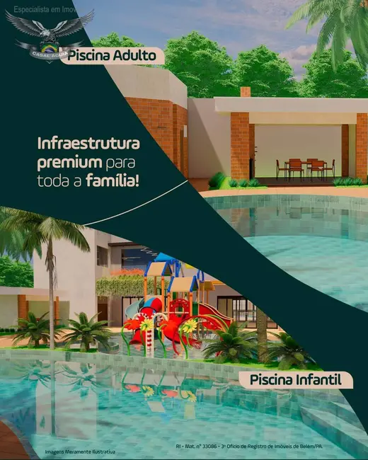 Foto 4 de Lote de Condomínio à venda, 168m2 em Bengui, Belem - PA