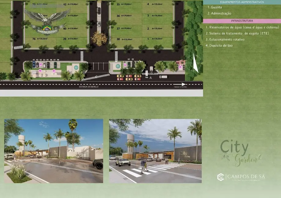 Foto 8 de Lote de Condomínio à venda, 168m2 em Bengui, Belem - PA