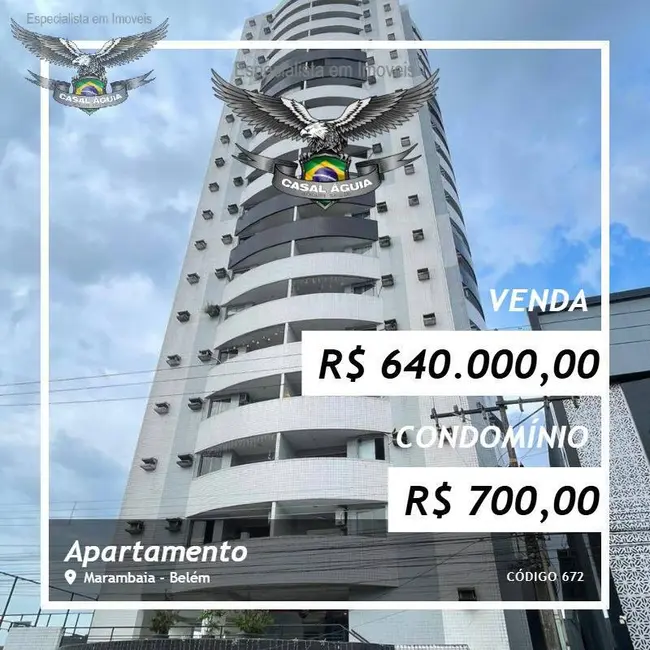 Apartamento com 3 quartos à venda, 86m2 em Marambaia, Belem - PA - imagem 1 Foto 1 de Apartamento com 3 quartos à venda, 86m2 em Marambaia, Belem - PA