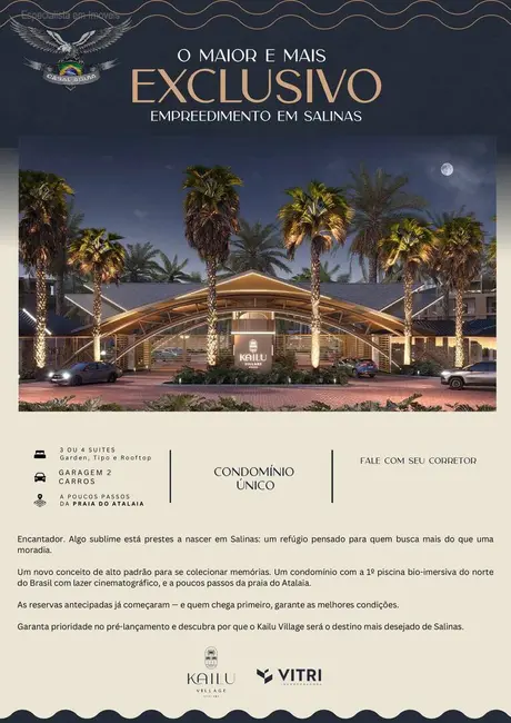 Apartamento com 3 quartos à venda, 152m2 em Salinopolis - PA - imagem 8 Foto 8 de Apartamento com 3 quartos à venda, 152m2 em Salinopolis - PA