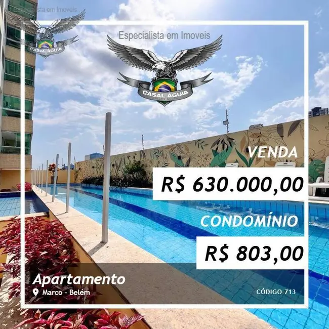 Foto 1 de Apartamento com 2 quartos à venda, 71m2 em Marco, Belem - PA